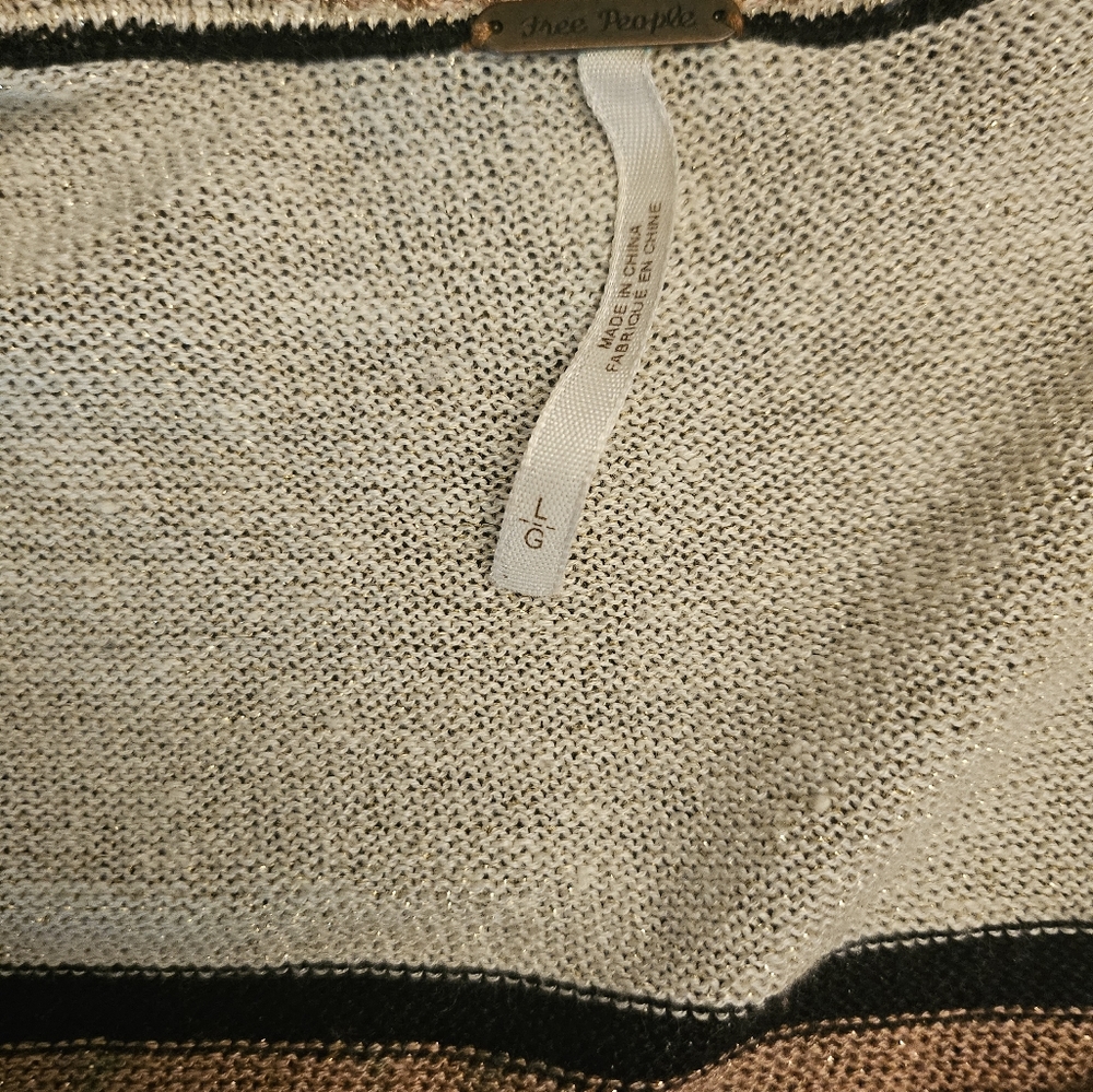 Free People Gold Dust Pullover Sweater - Picture 11 of 12